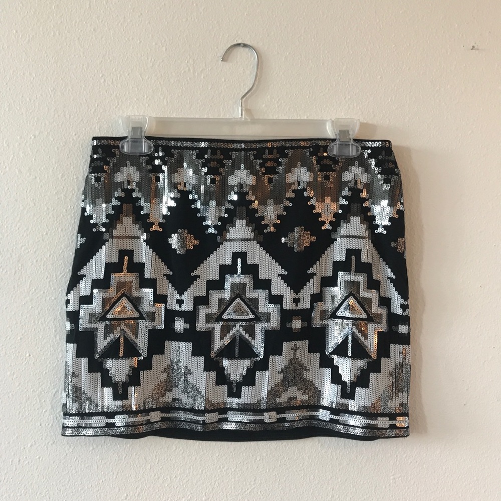 Adorable Sequin Mini Skirt